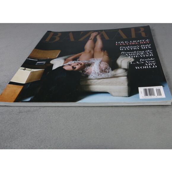 Lana Del Rey The Art Issue Fashion Magazine Harper’s Bazaar Dec 2023 Jan 2024 - Picture 2 of 6
